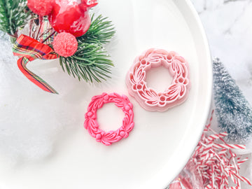 Christmas Wreath Polymer Clay Cutter